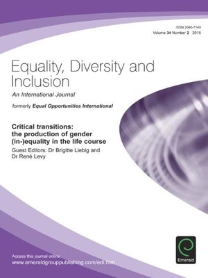 cover image of Equality, Diversity and Inclusion, Volume 34, Issue 2